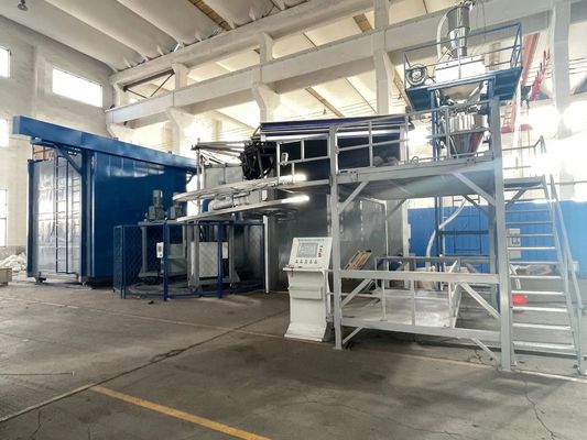 購入 大型空洞プラスチック製品製造のための直接冷却型模具のロート模造機 オンライン製造
