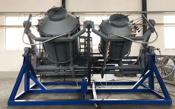 高容量電気調整可能なロックアンドロール回転型鋳造機