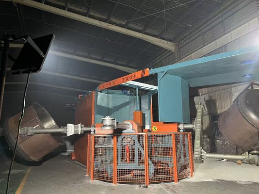 3アーム5ステーション自動回転型ロト鋳造機