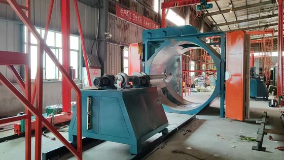 ガス加熱 リモコン制御回転型成形機 オートマティック 2 ブーム