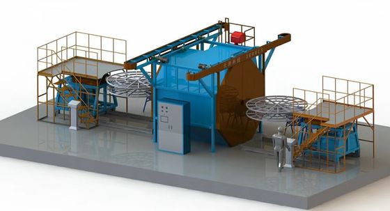 模具の閉じる速さ 100mm/s プラスチック水タンク 温度制御付き吹塑機